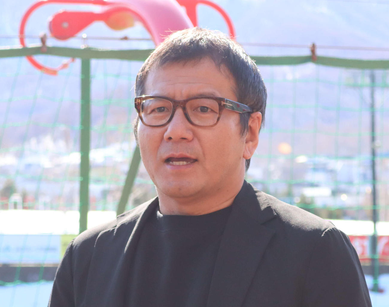 野々村芳和チェアマン（2020年3月25日撮影）