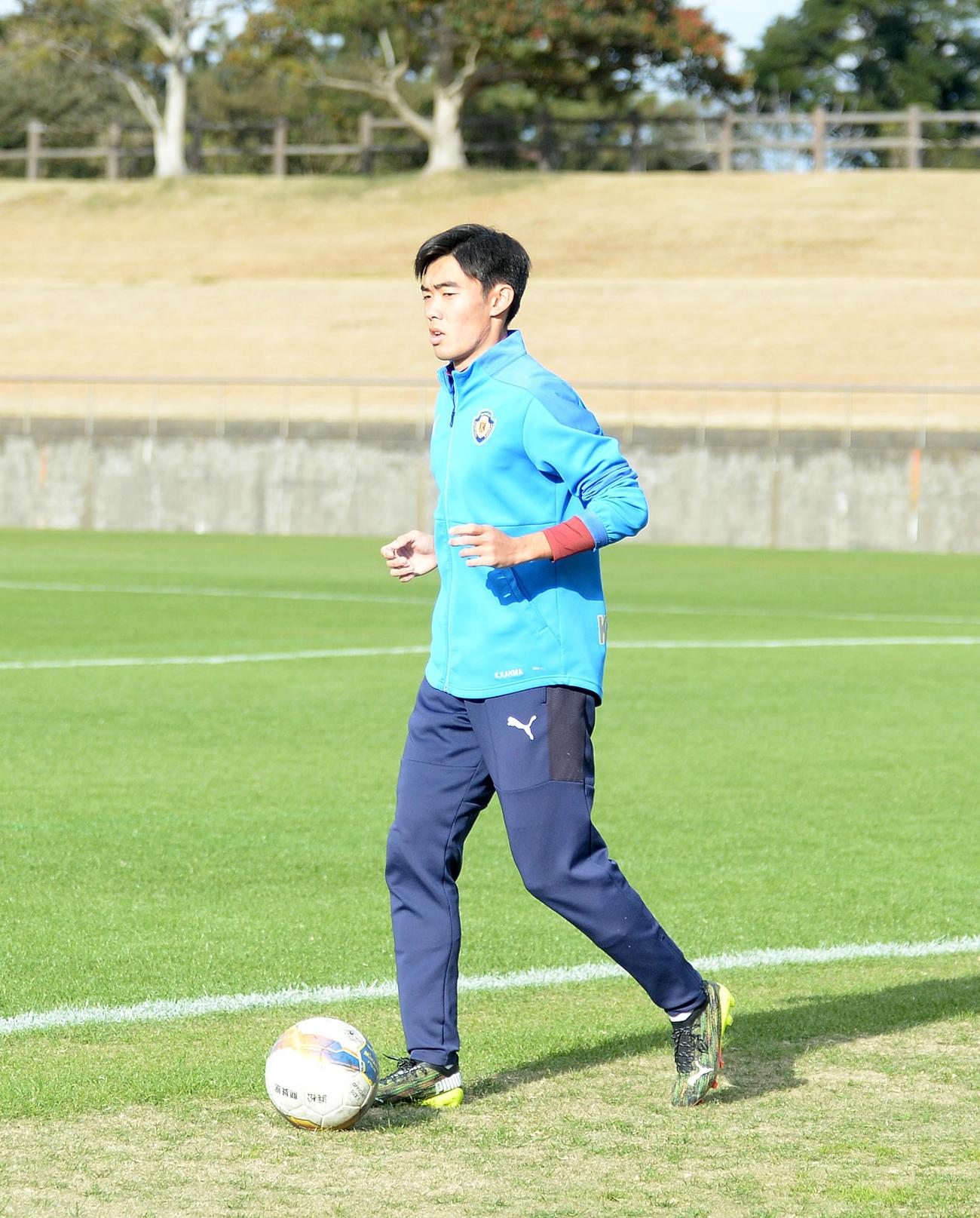守備的なポジションを複数こなす浜松開誠館DF神間