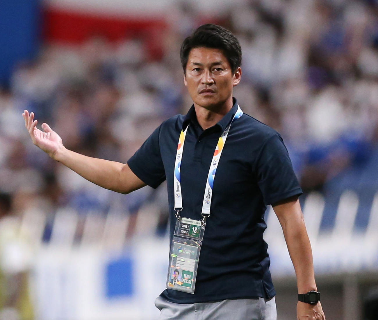 神戸吉田孝行監督（2022年8月18日撮影）
