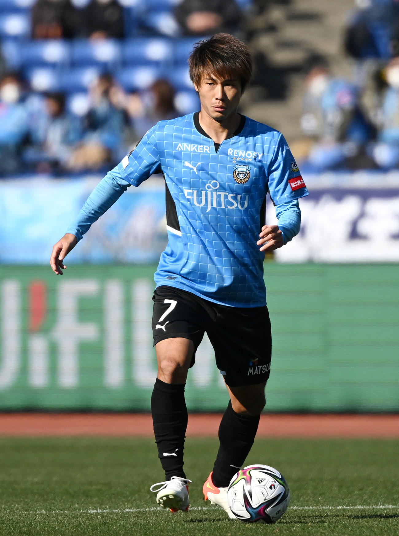 川崎F車屋紳太郎（2022年2月12日撮影）