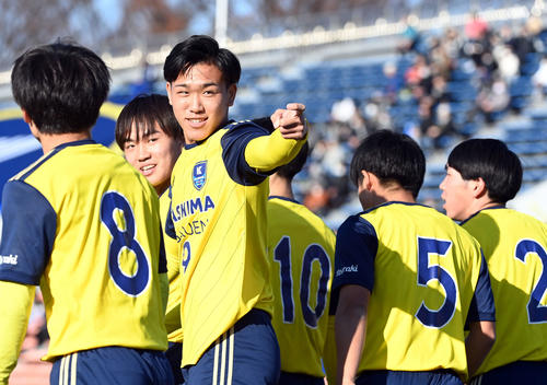 高校サッカー】鹿島学園、上田綺世魂で初戦突破「刺激受けている」10番