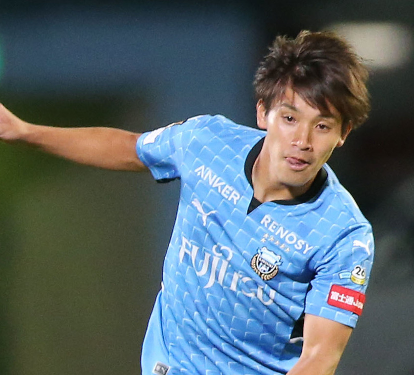川崎Fの新主将に決まった橘田健人（2022年10月12日撮影）