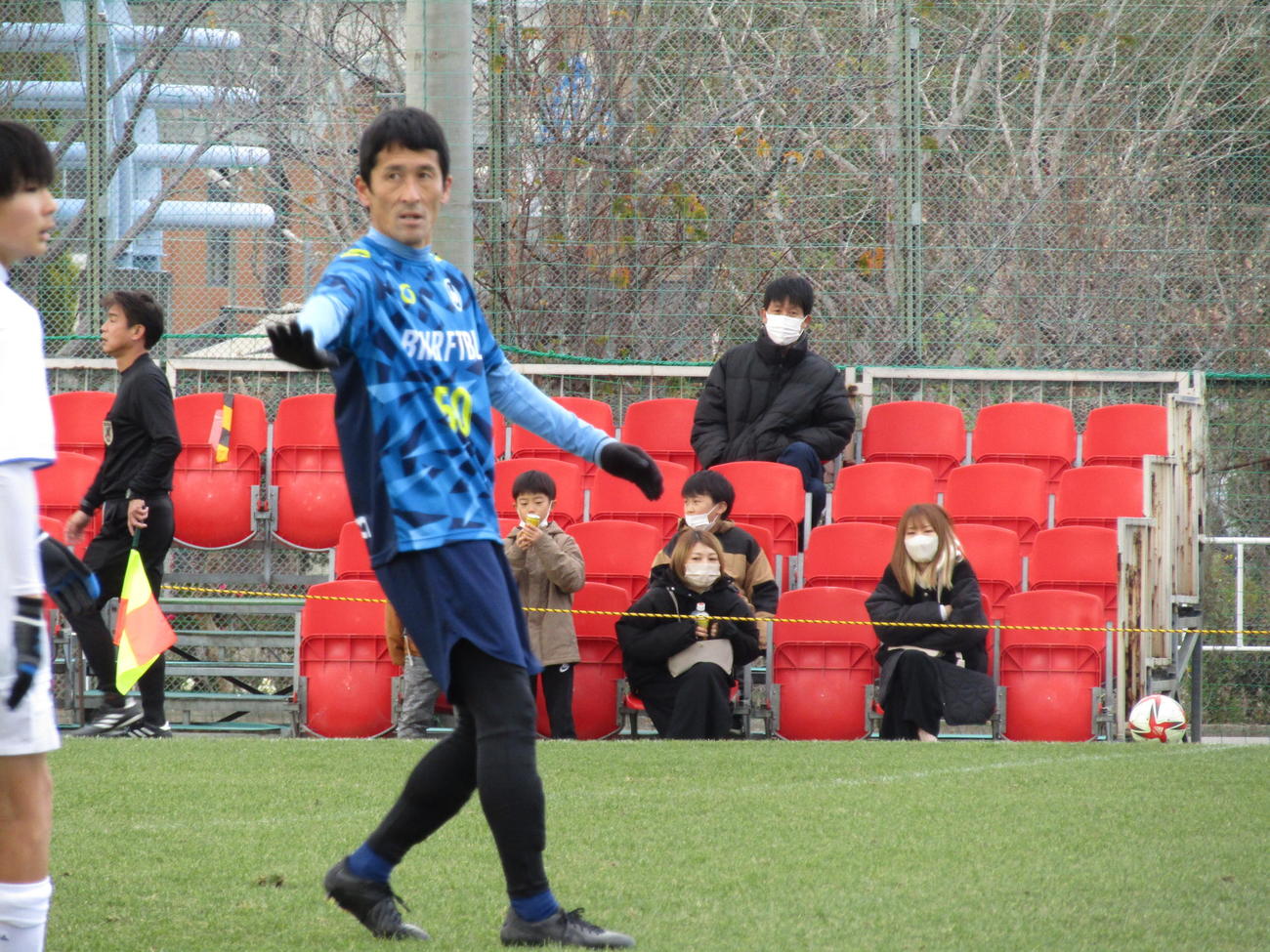 49歳でJリーガーになったFC大阪村木伸二は練習試合に途中出場