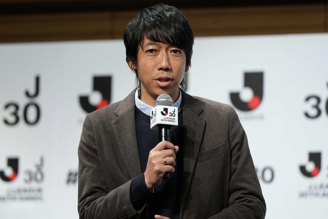 「Jリーグ30周年オープニングイベント」に出席した中村憲剛氏（Jリーグ提供）