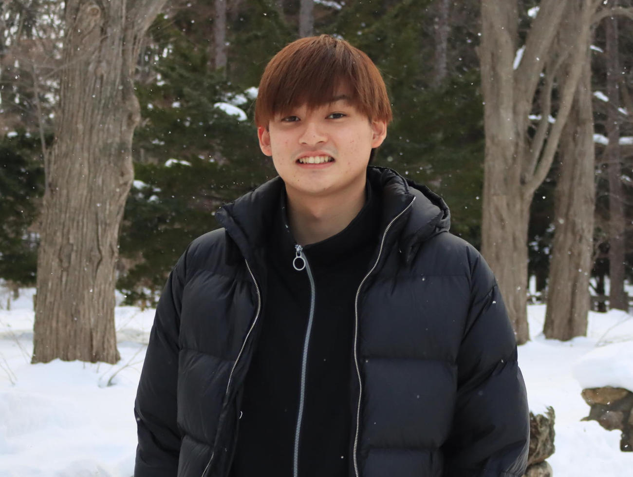 スクールコーチと現役続行との二刀流を目指す元札幌浜（撮影・保坂果那）