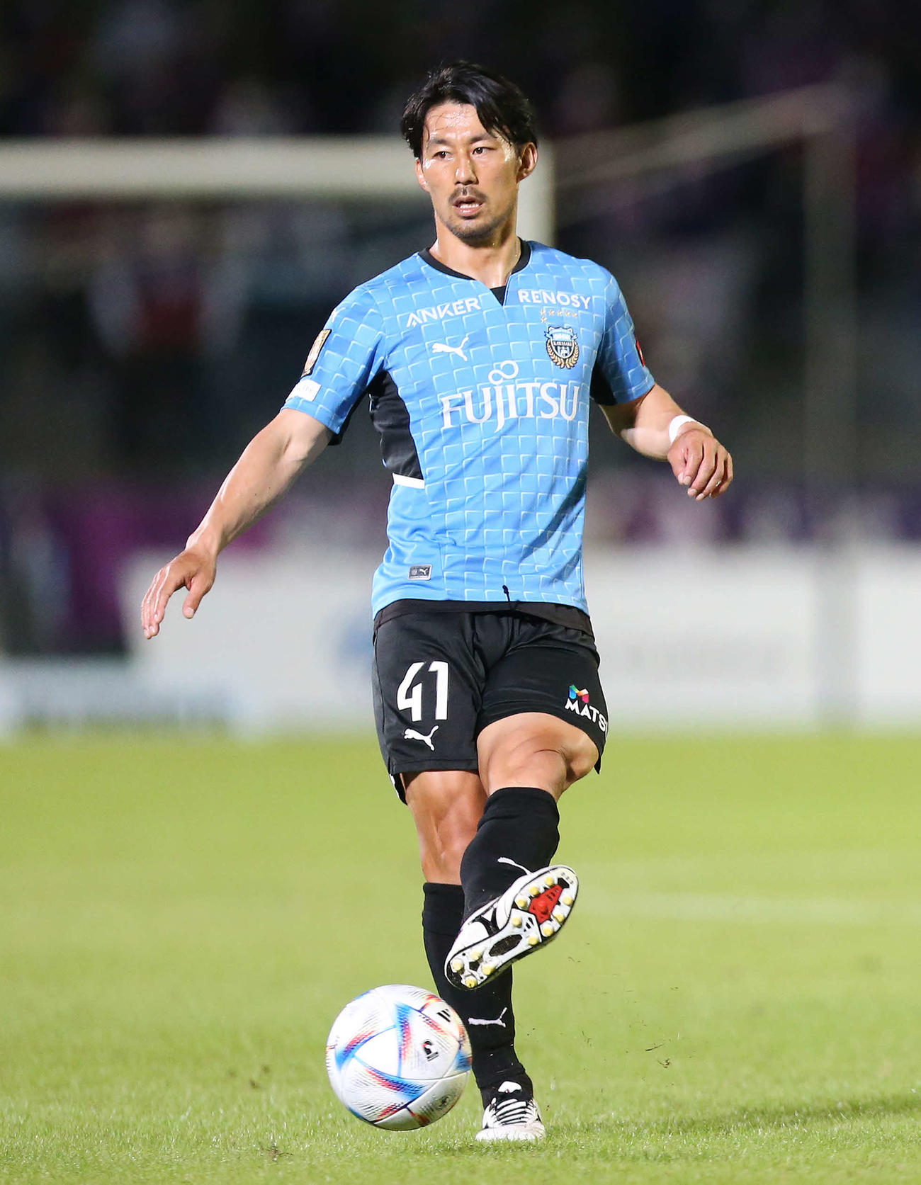 川崎F家長昭博（2022年10月12日撮影）