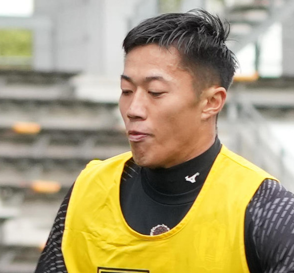 日本プロサッカー選手会トライアウトでプレーする池田樹雷人（撮影・小沢裕）