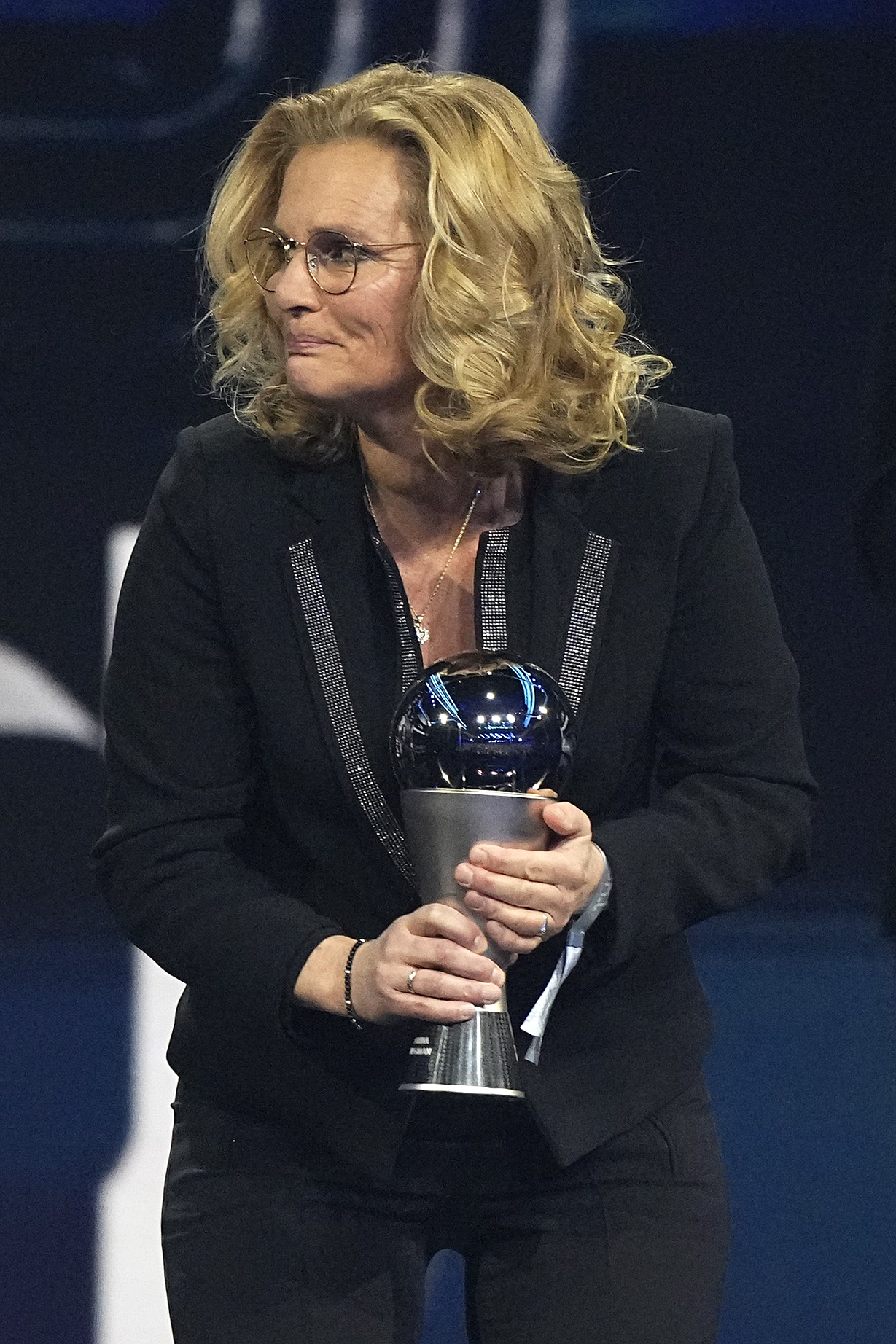 最優秀女子監督賞のサリナ・ウィグマン(AP)