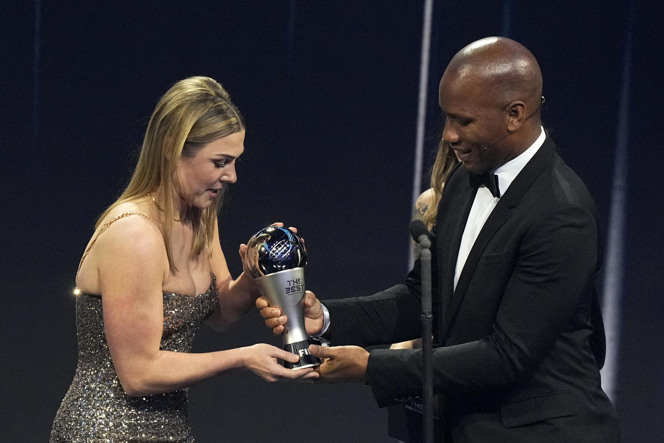 最優秀女子GK賞を獲得したメアリー・アープス(AP）