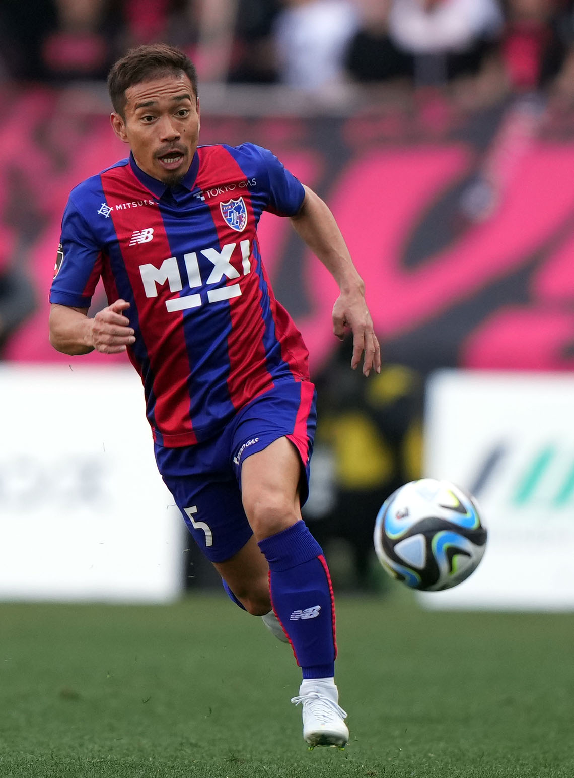 FC東京の長友佑都（23年2月撮影）