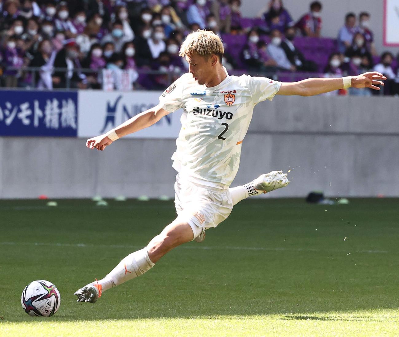 清水時代の立田悠悟（22年5月14日撮影）