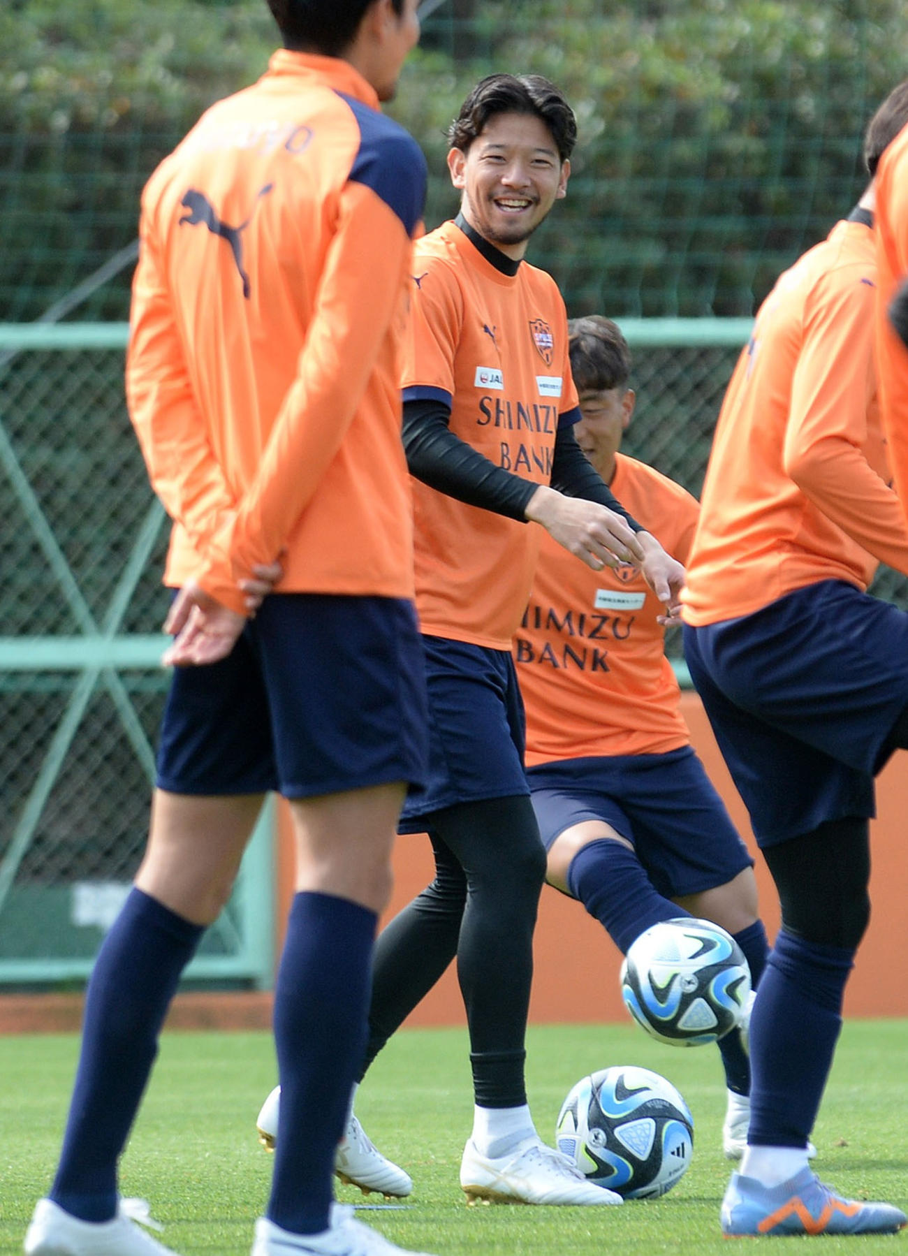 磐田戦での今季初勝利を誓った清水白崎