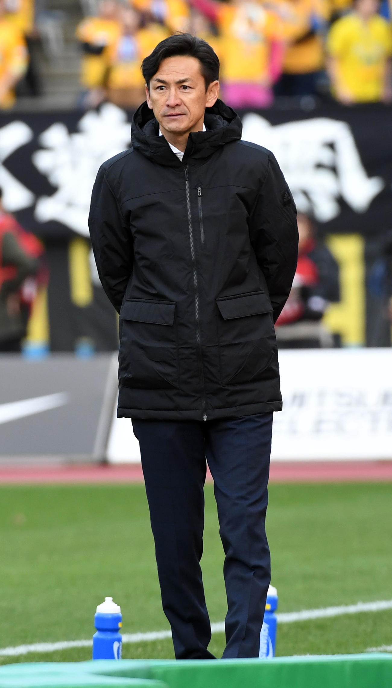仙台で監督時代の渡辺晋コーチ（2019年12月7日撮影）