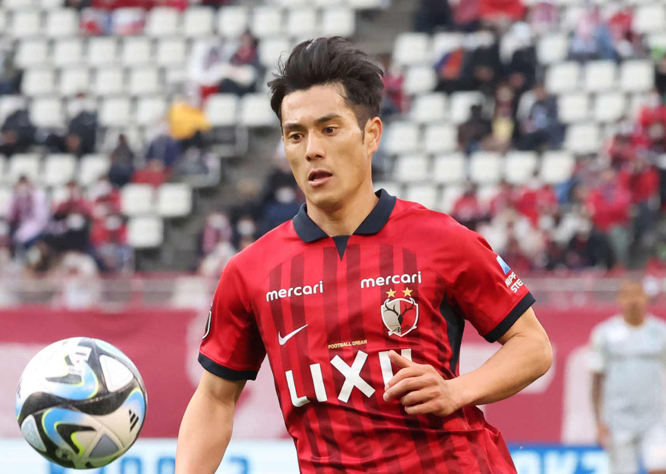 鹿島FW知念慶（23年3月撮影）