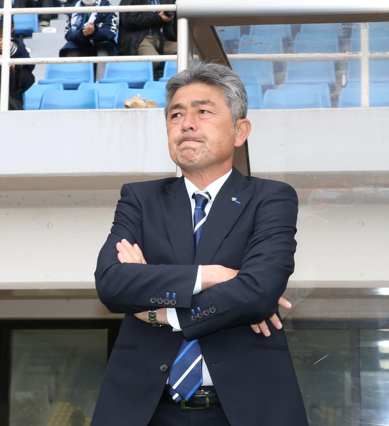 福岡長谷部茂利監督（23年3月撮影）