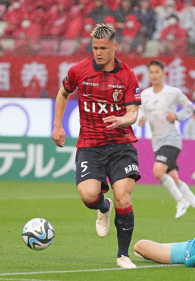 鹿島・関川郁万(2023年4月15日撮影）