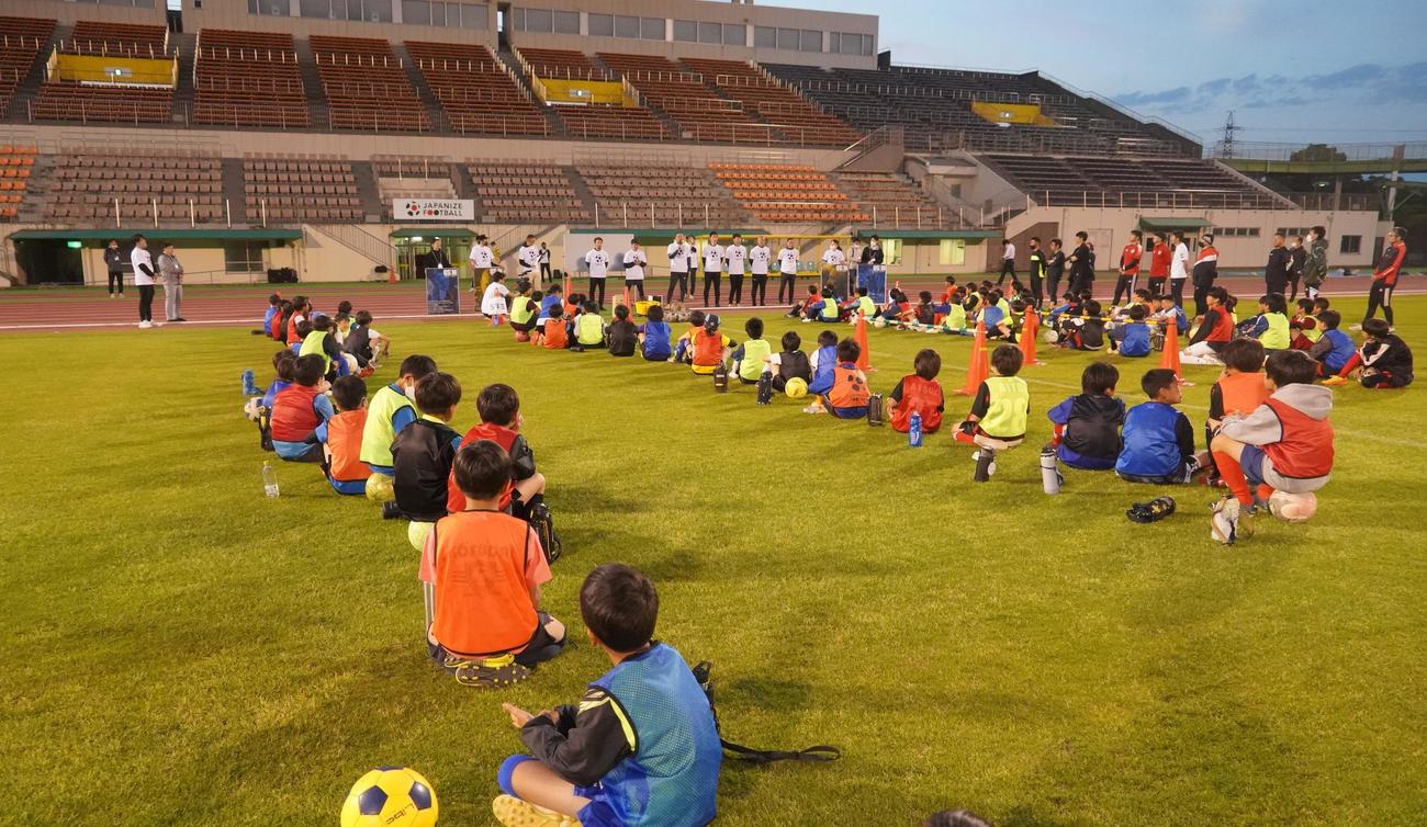 佐藤勇人氏が発起人となって行われた「JAPANIZE FOOTBALL kick－off　＆　サッカークリニックイベント（撮影・佐藤成）