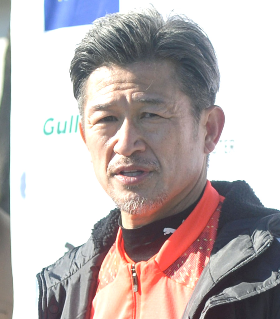 三浦知良（2023年1月2日撮影）