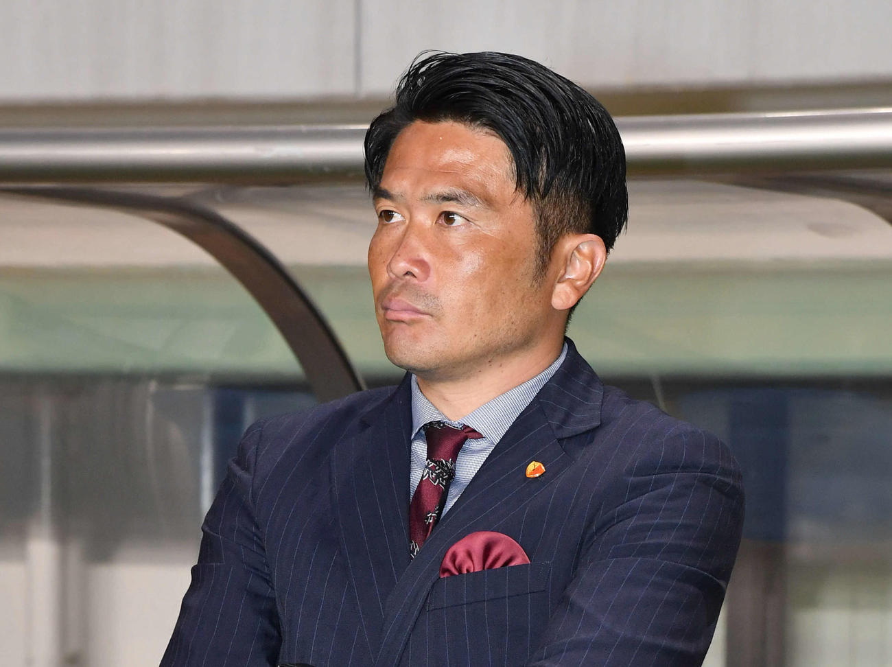 鹿島岩政監督（23年4月19日撮影）