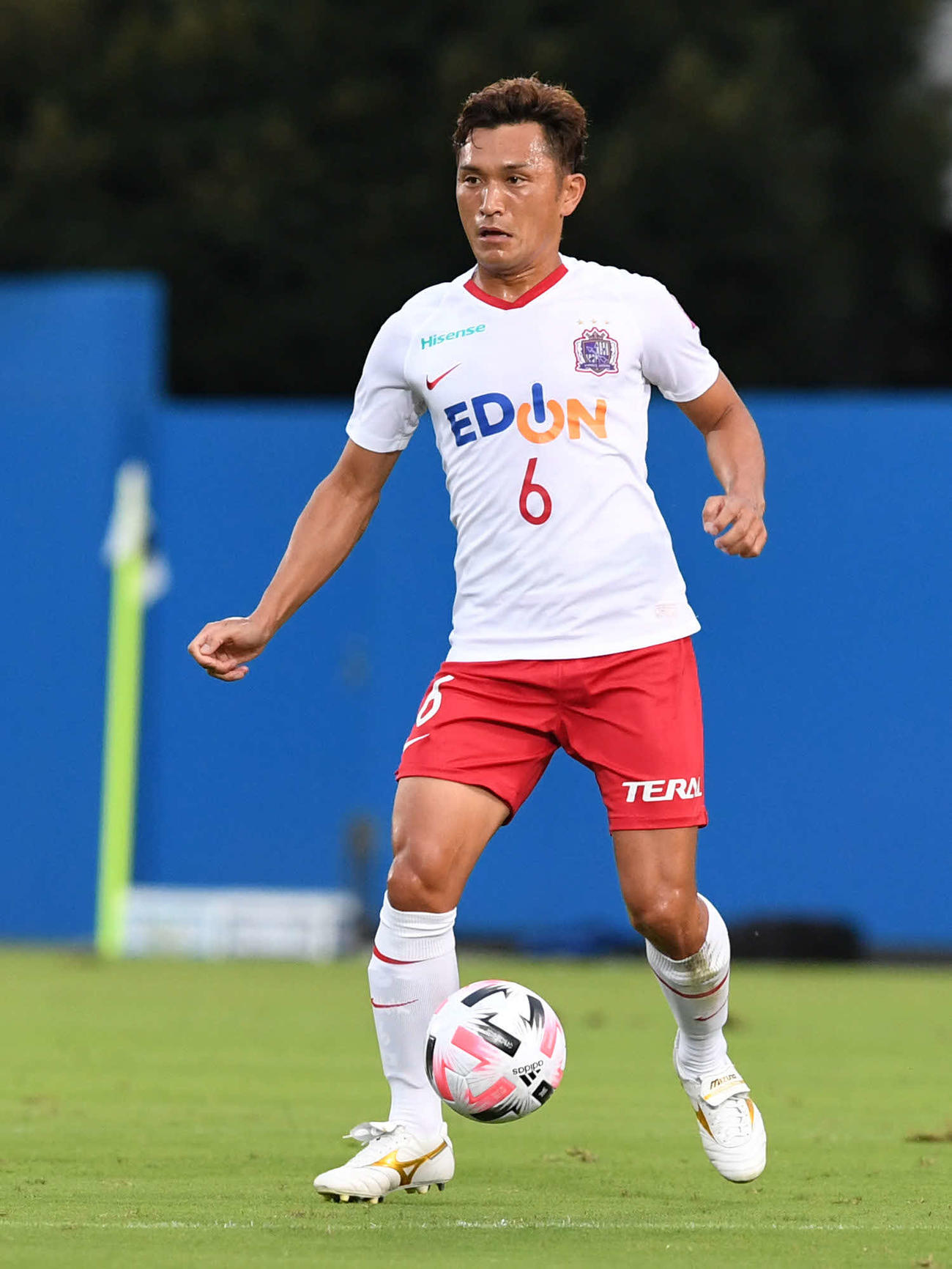 広島MF青山敏弘（2020年8月1日撮影）