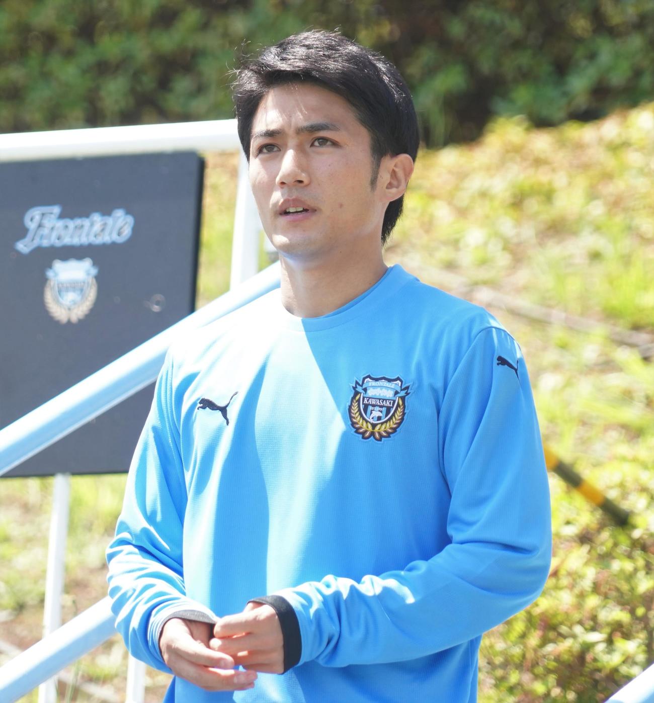 川崎フロンターレの大島僚太（撮影・佐藤成）