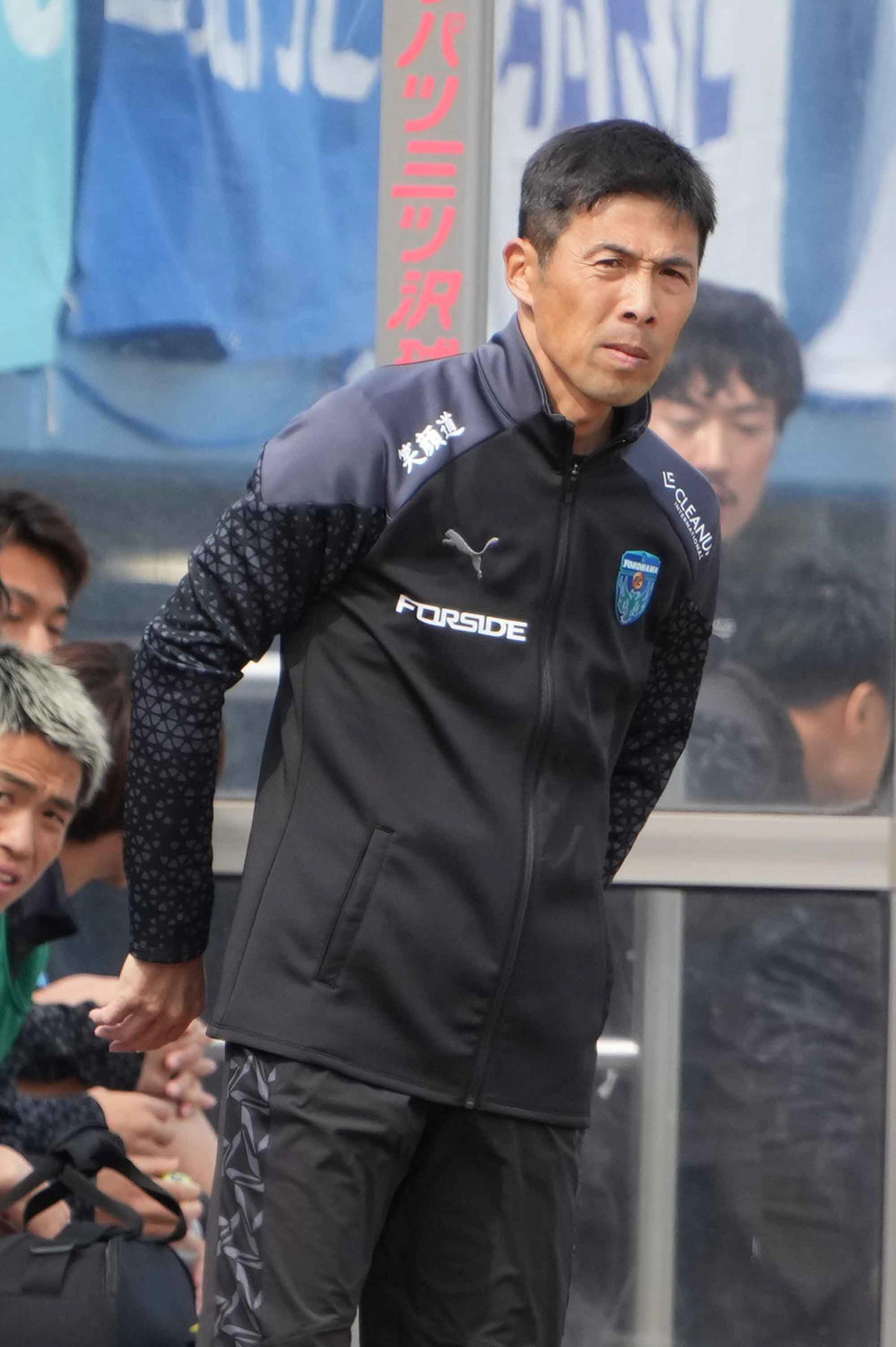 横浜FC四方田修平監督（2023年4月29日撮影）