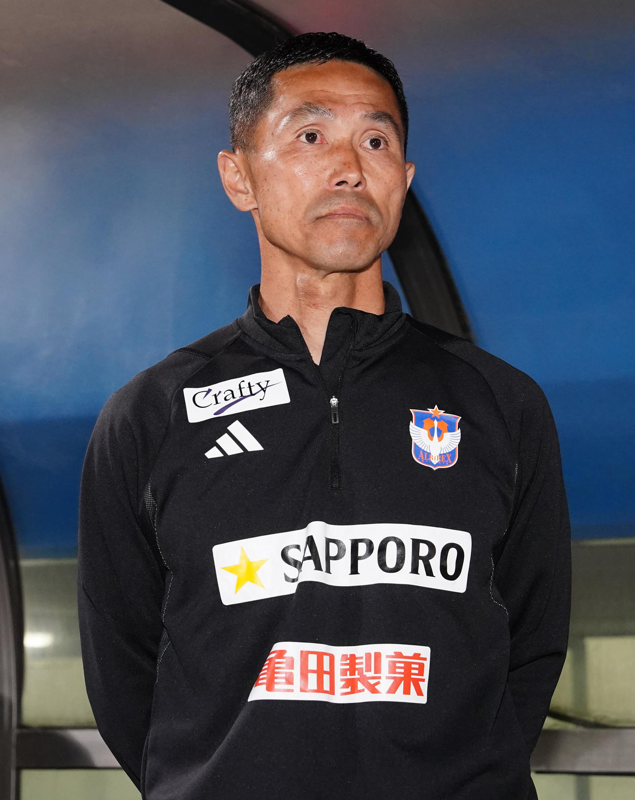 新潟松橋力蔵監督（2023年5月3日撮影）