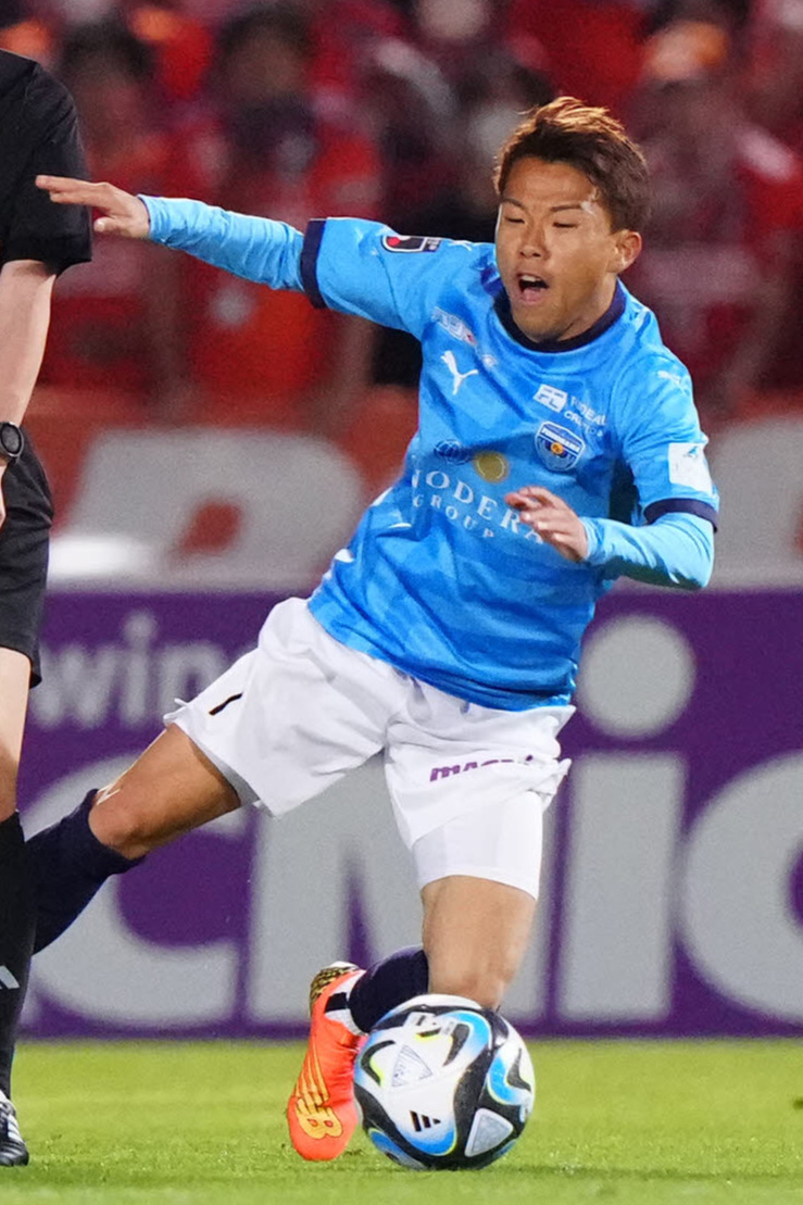 横浜FC山下諒也（2023年5月3日撮影）