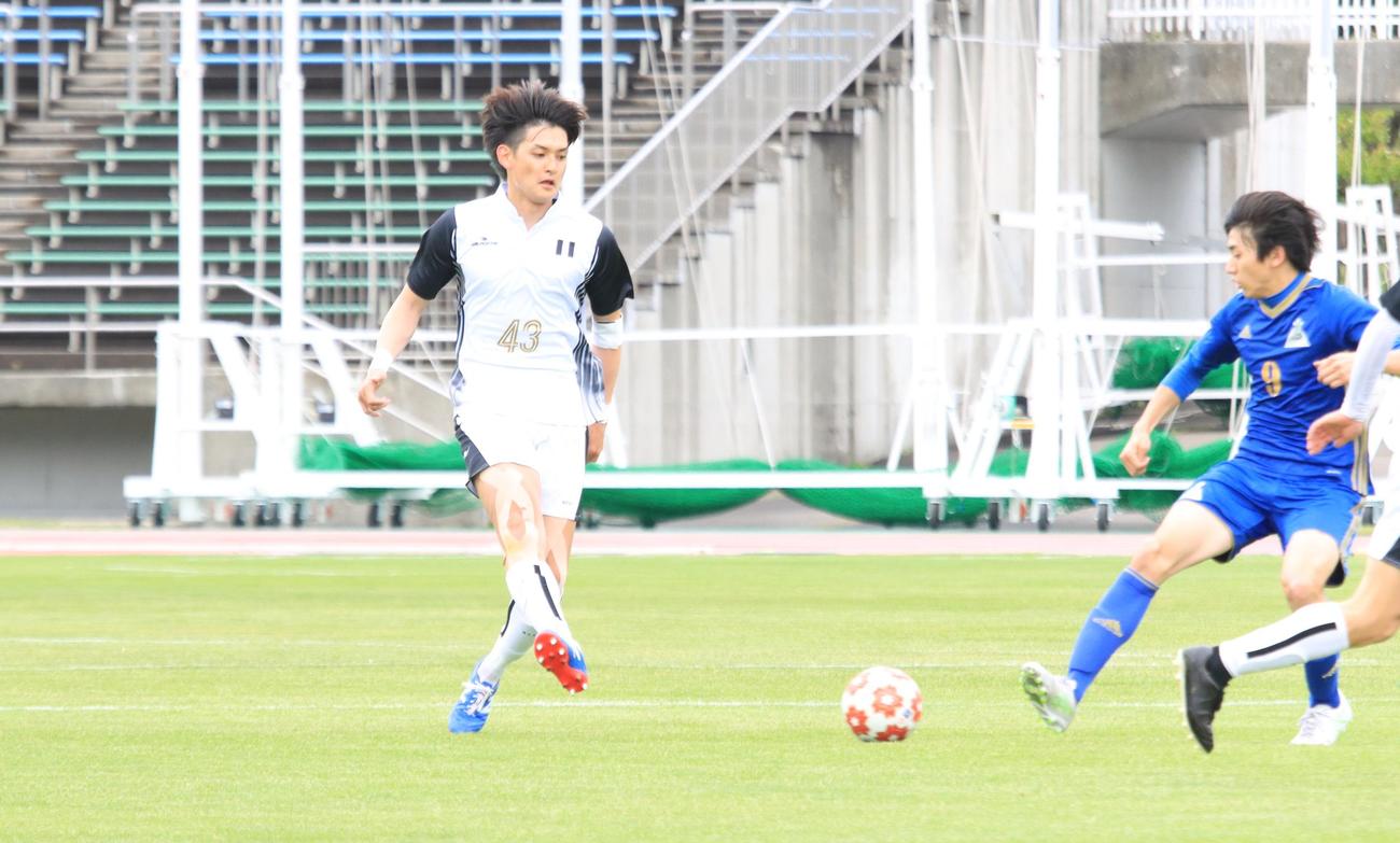 フル出場したBTOP北海道DF浜（左）（撮影・保坂果那）