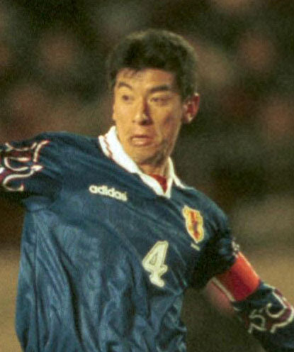 日本代表時代の井原正巳（1998年３月撮影）