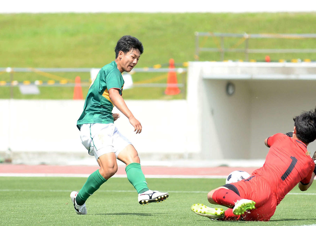 2戦5得点と好調を維持する静岡学園FW神田