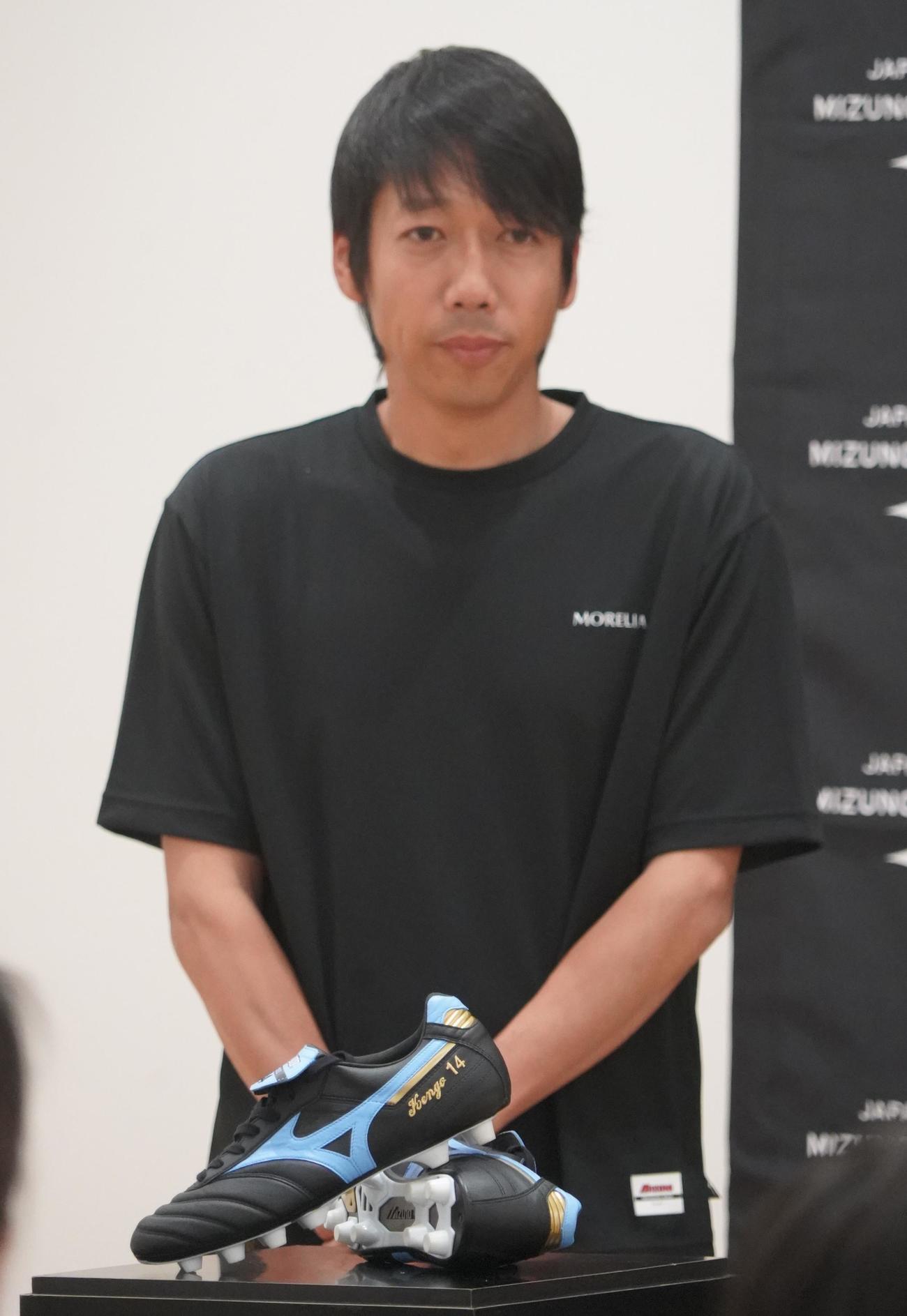 「モレリアの日」のトークイベントに出席した中村憲剛氏（撮影・佐藤成）