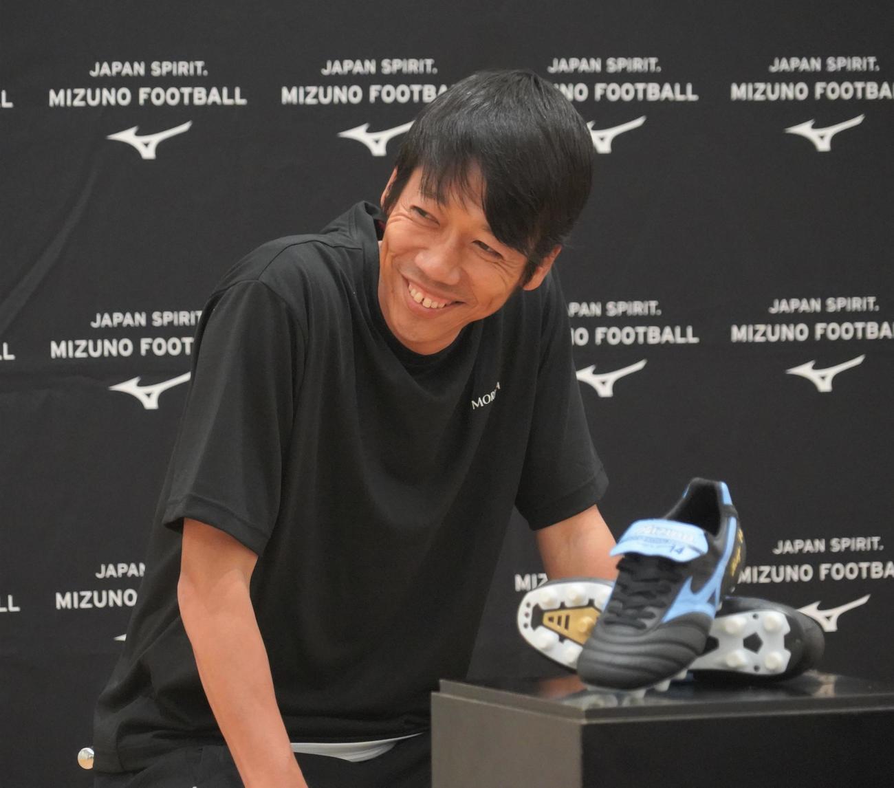 「モレリアの日」のトークイベントに出席した中村憲剛氏（撮影・佐藤成）
