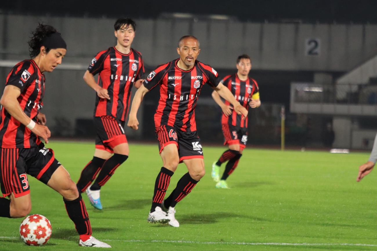 今季公式戦初出場した札幌小野（左から3人目）（撮影・保坂果那）