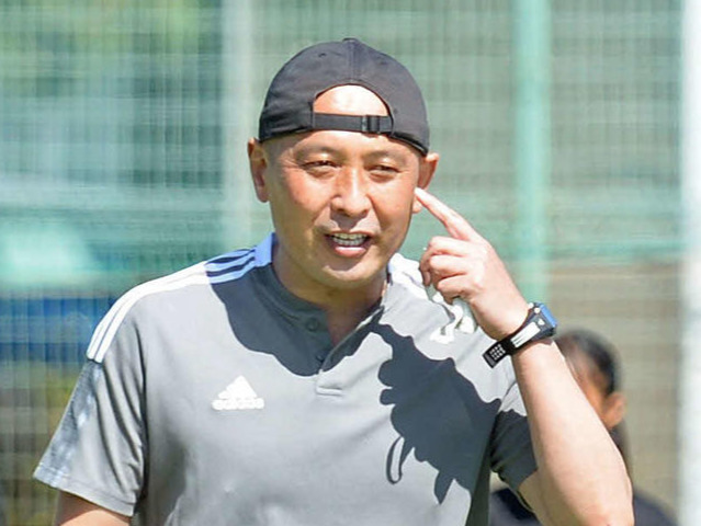 J3岩手・松原良香監督（2022年4月5日撮影）