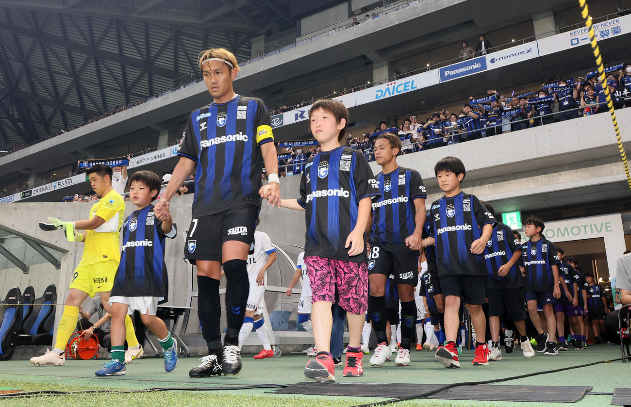 G大阪対鹿島　G大阪宇佐美貴史は先発で出場（撮影・加藤哉）