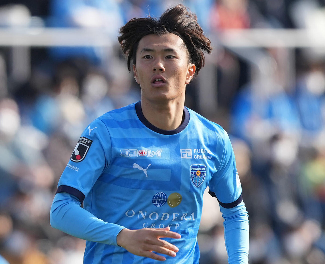 横浜FC小川航基（2023年3月4日撮影）