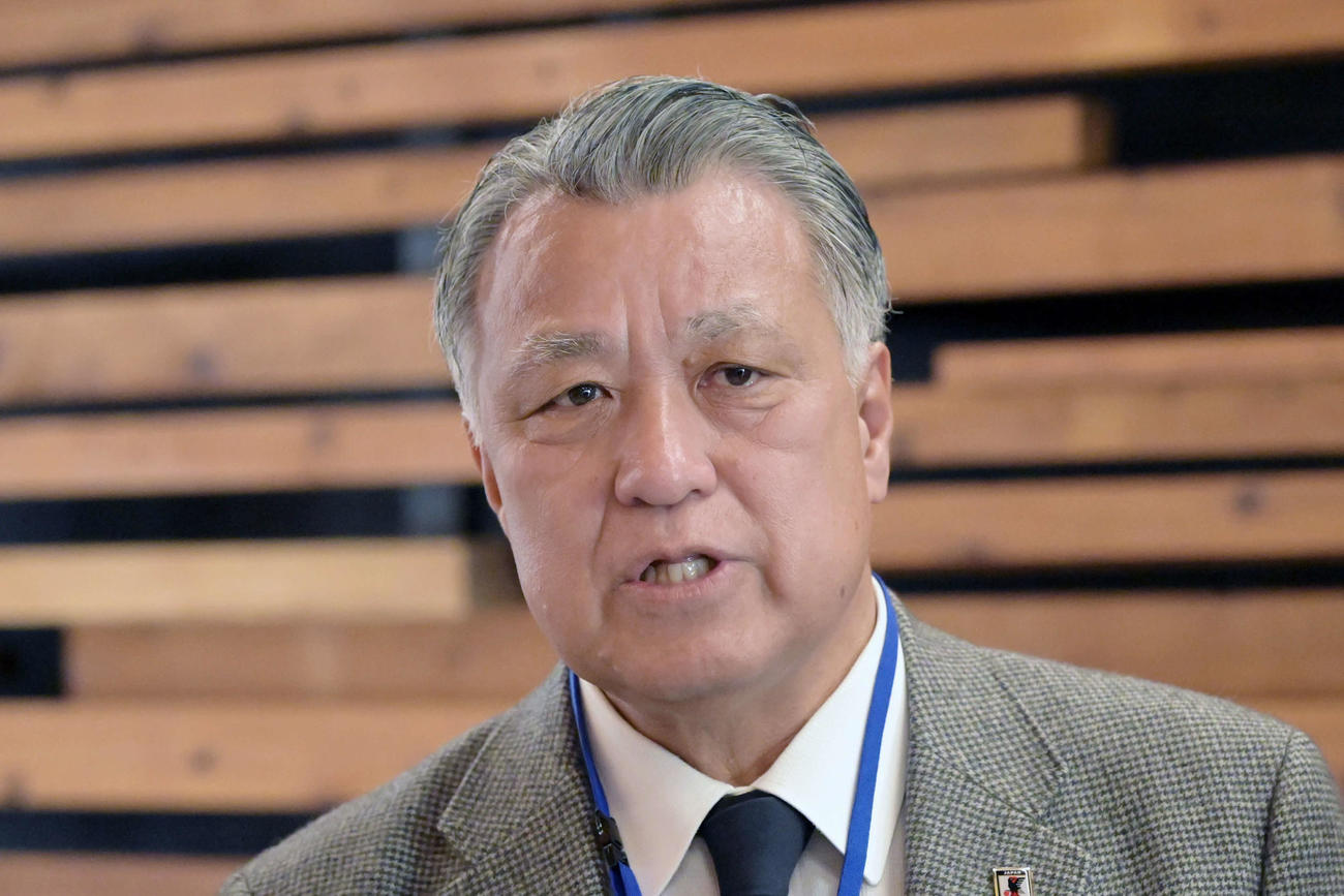 田嶋幸三会長（2023年3月22日撮影）