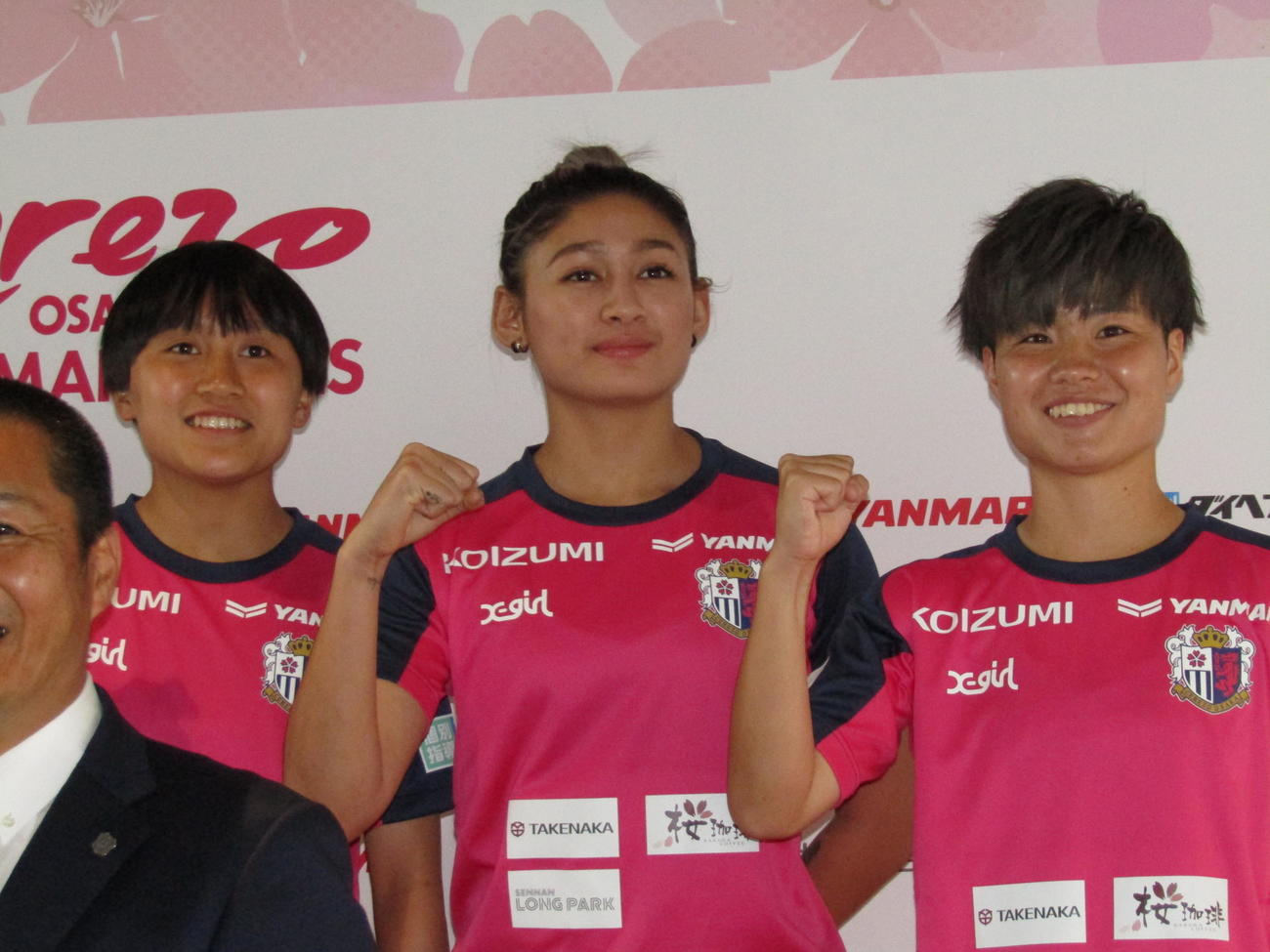 C大阪ヤンマーの新体制会見に参加したインドネシア代表FWザーラ・ムズダリファ