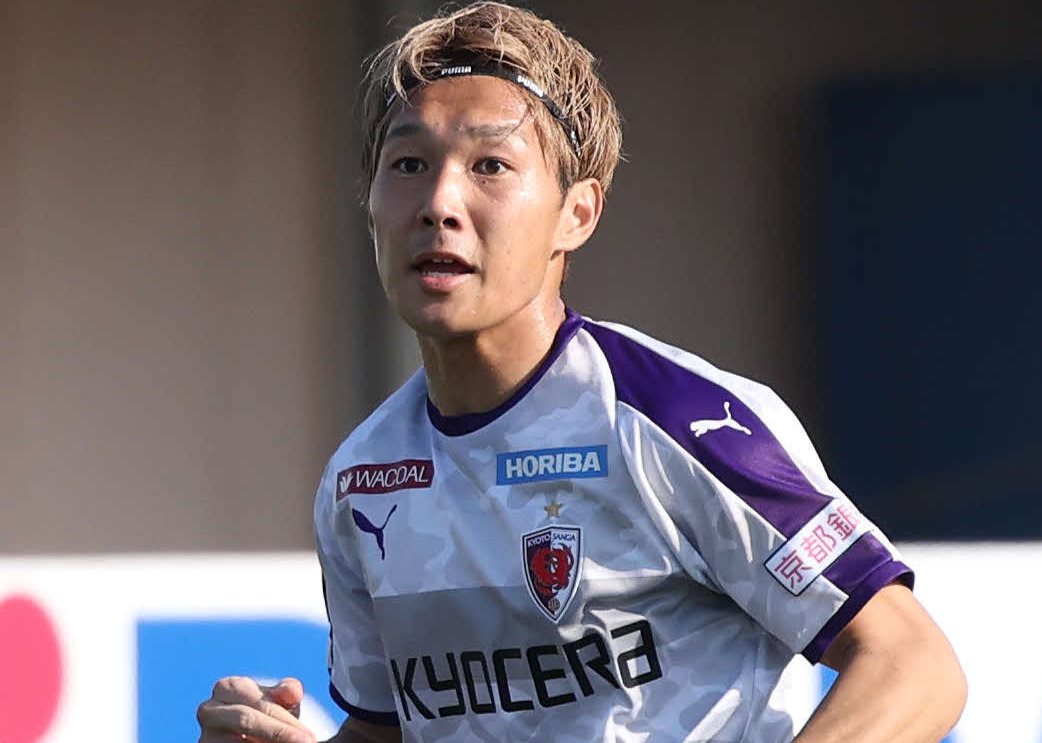 京都サンガFC飯田貴敬（2022年3月撮影）