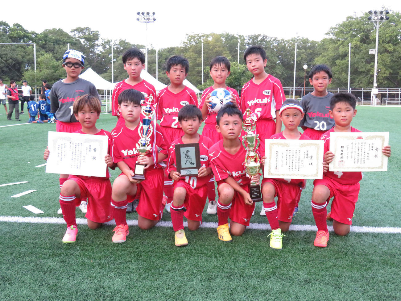 団地少年サッカーBクラス準優勝の町田JFC
