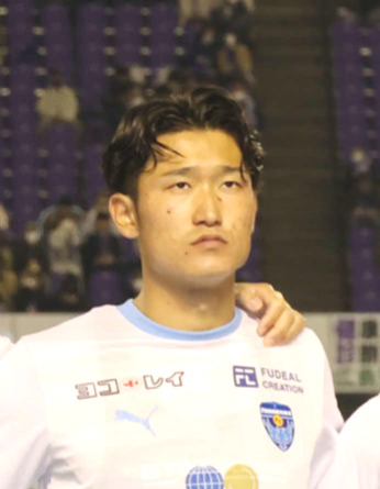 横浜FC西山大雅（2023年3月8日撮影）