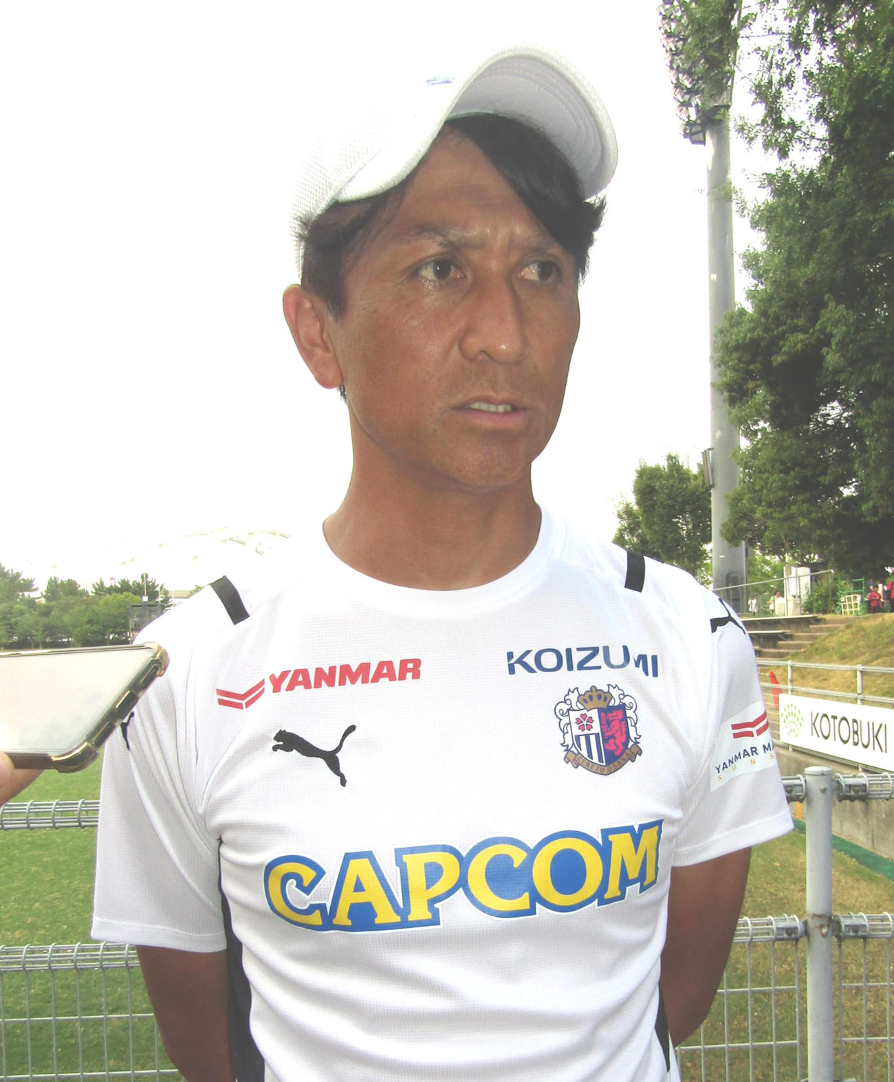 C大阪・小菊監督（2023年8月13日撮影）