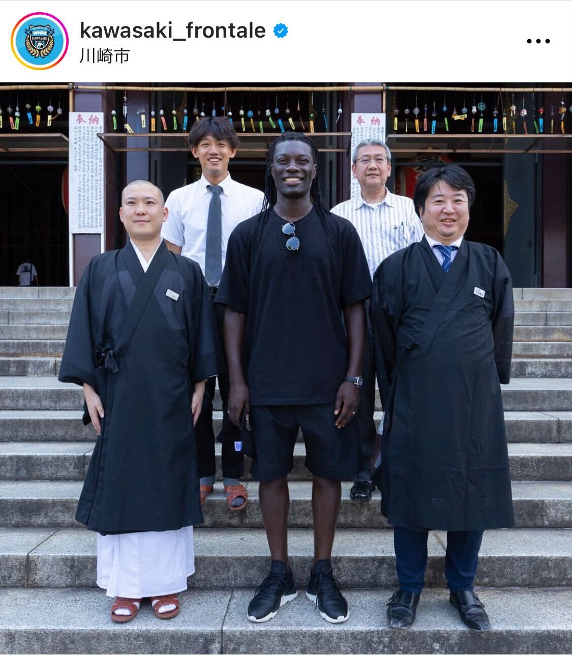 （川崎フロンターレ公式インスタグラムから）