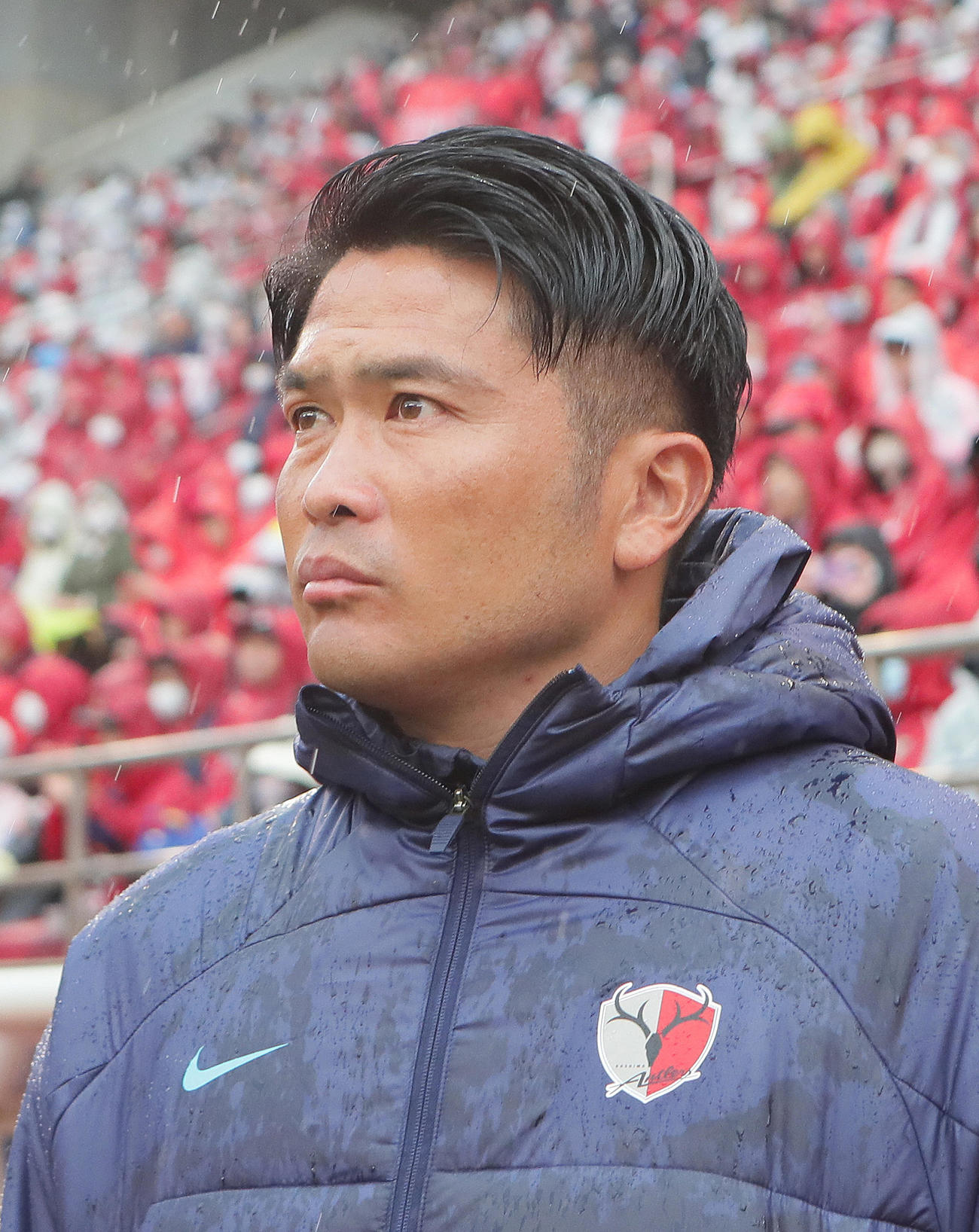 鹿島岩政大樹監督（2023年4月15日撮影）