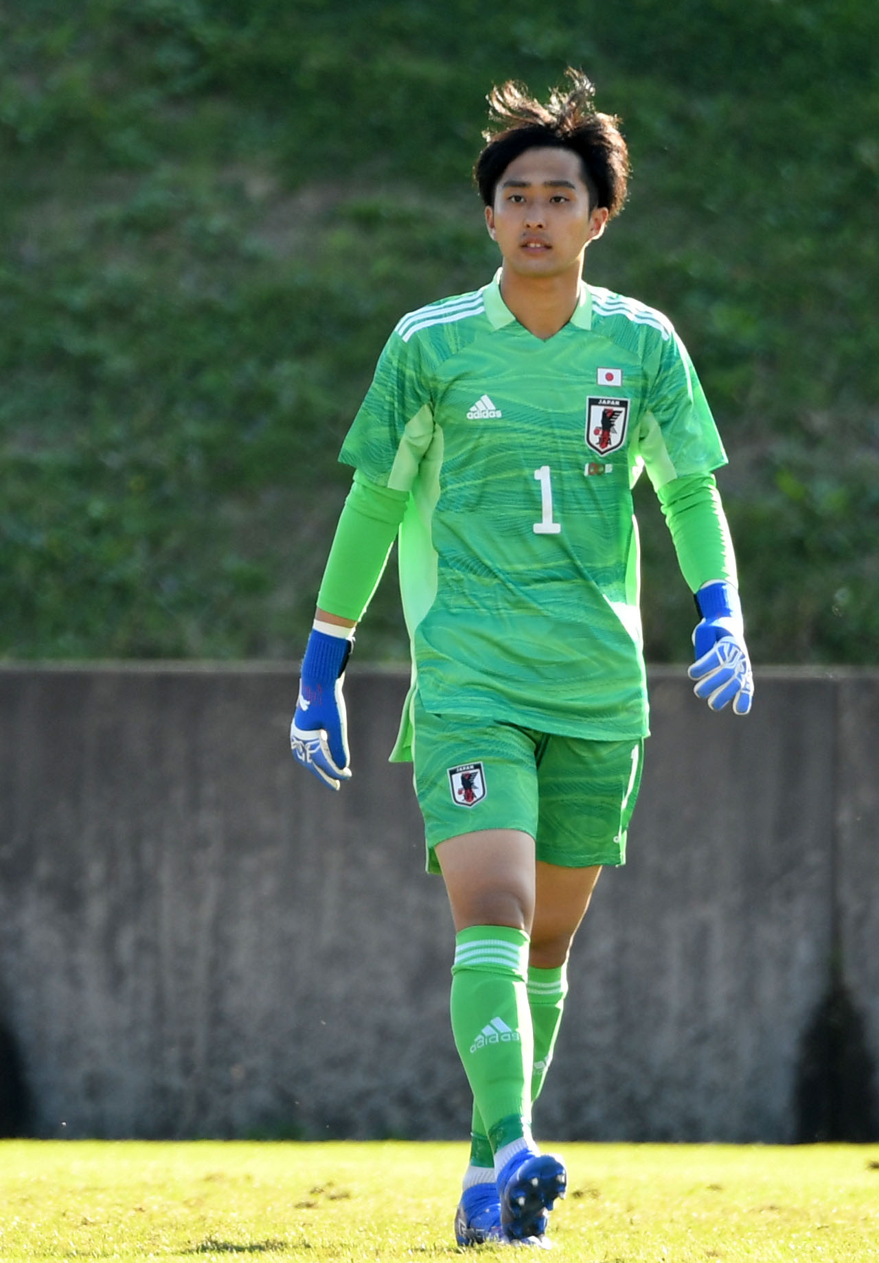 GK小畑裕馬（2021年10月28日撮影）