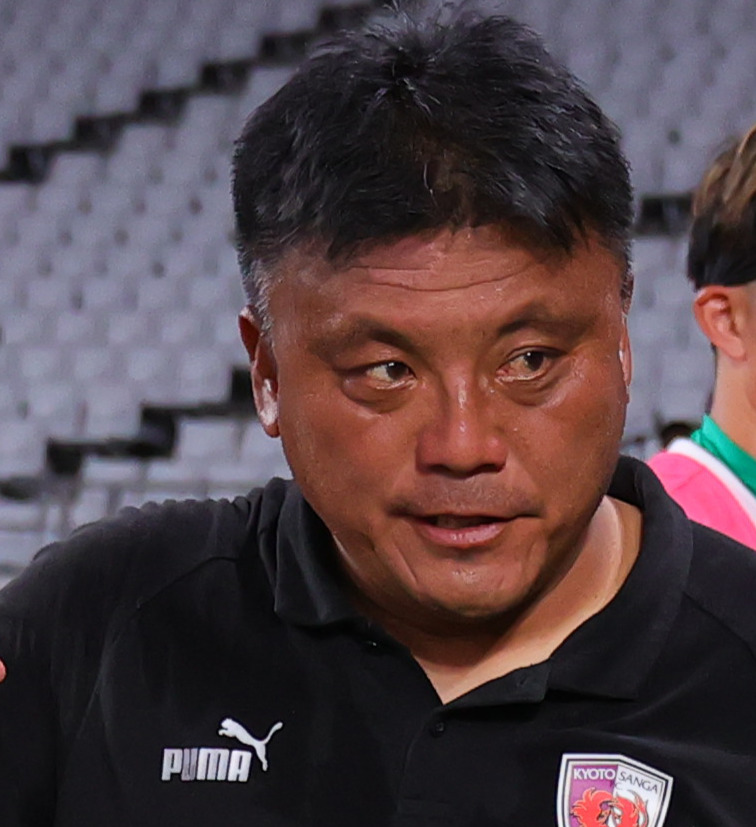 京都サンガF．C．曺貴裁監督（2023年8月撮影）