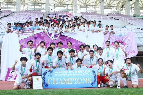 富士大が関西学院大を2－1で破り優勝 東北勢初の大学サッカー2大