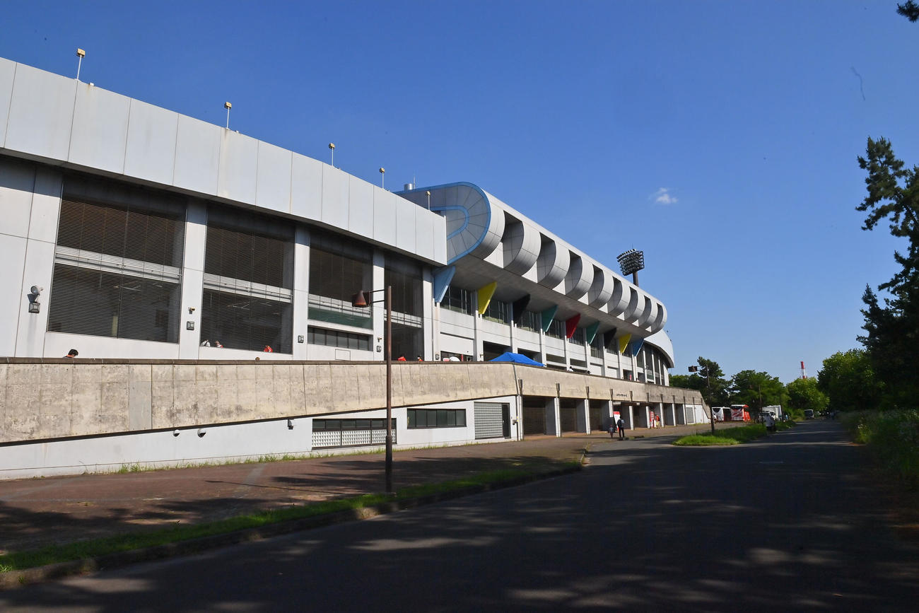 名古屋対京都　CSアセット港サッカー場（撮影・和賀正仁）＝2022年6月4日、CS港サッカー場