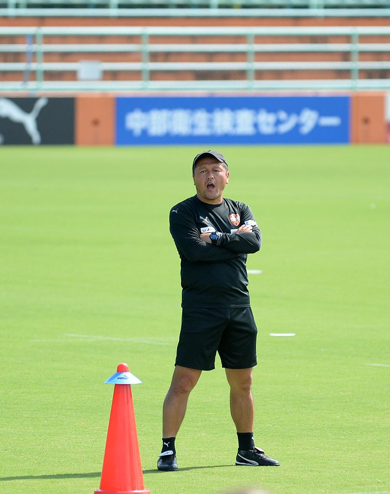 勝利だけを誓った清水の秋葉監督